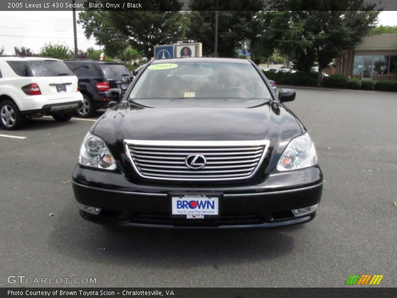 Black Onyx / Black 2005 Lexus LS 430 Sedan
