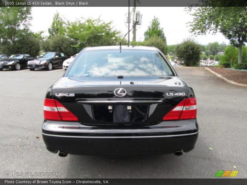 Black Onyx / Black 2005 Lexus LS 430 Sedan