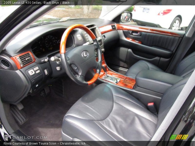 Black Onyx / Black 2005 Lexus LS 430 Sedan
