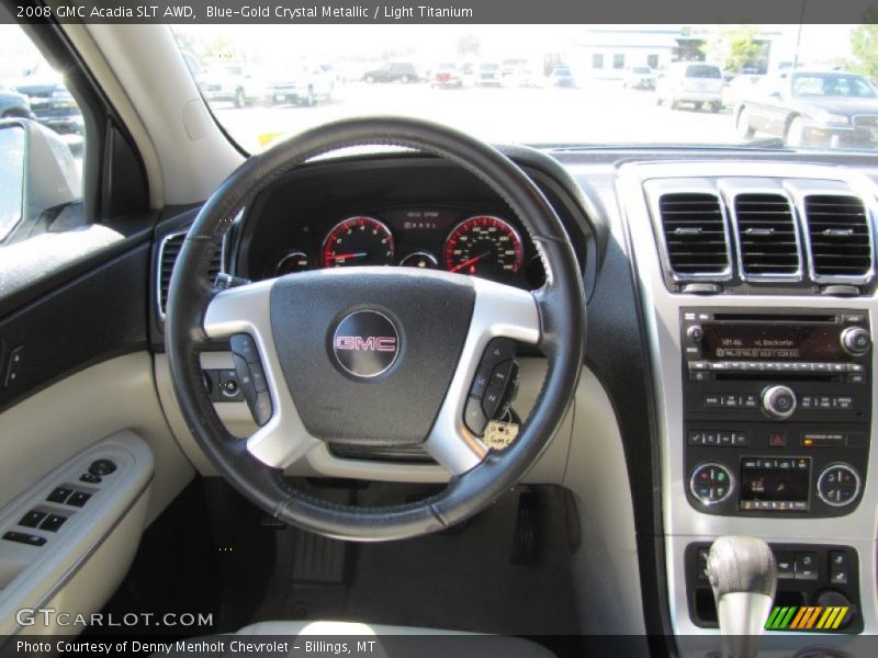 Blue-Gold Crystal Metallic / Light Titanium 2008 GMC Acadia SLT AWD