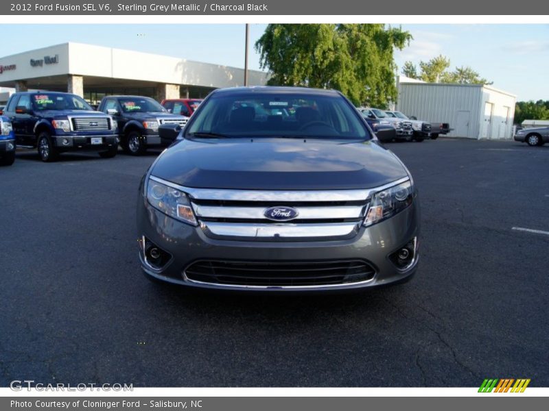 Sterling Grey Metallic / Charcoal Black 2012 Ford Fusion SEL V6