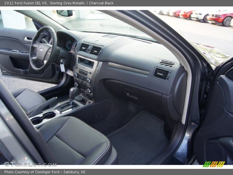 Sterling Grey Metallic / Charcoal Black 2012 Ford Fusion SEL V6