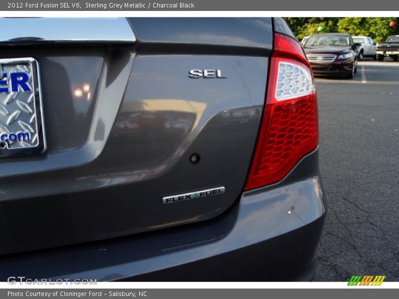 Sterling Grey Metallic / Charcoal Black 2012 Ford Fusion SEL V6