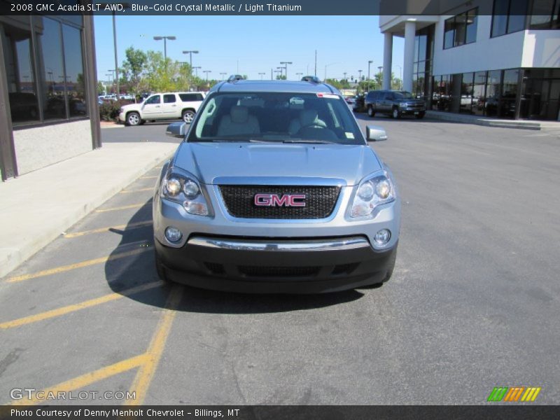 Blue-Gold Crystal Metallic / Light Titanium 2008 GMC Acadia SLT AWD