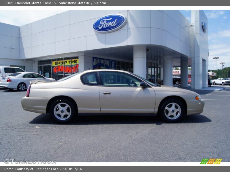 Sandstone Metallic / Neutral 2005 Chevrolet Monte Carlo LS