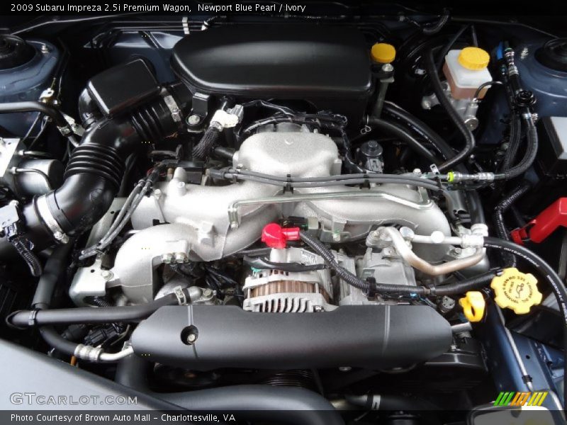  2009 Impreza 2.5i Premium Wagon Engine - 2.5 Liter SOHC 16-Valve VVT Flat 4 Cylinder