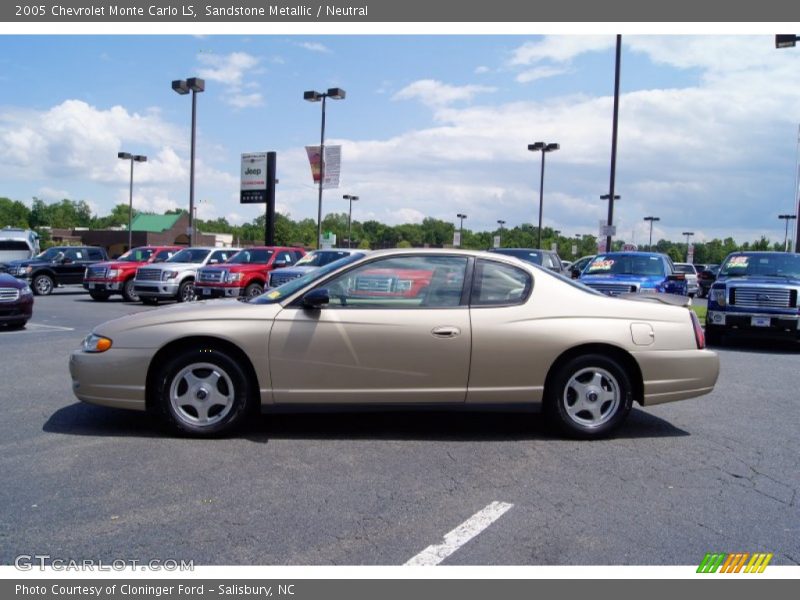 Sandstone Metallic / Neutral 2005 Chevrolet Monte Carlo LS