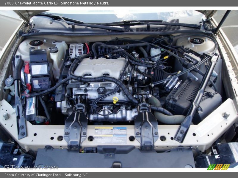 Sandstone Metallic / Neutral 2005 Chevrolet Monte Carlo LS