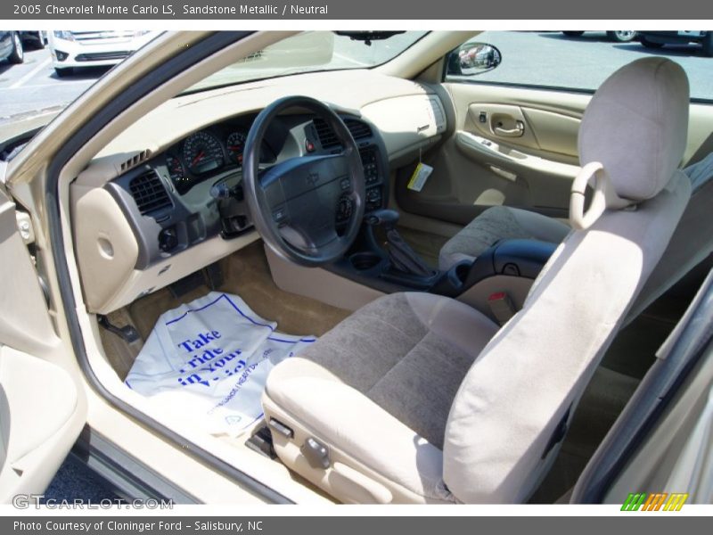 Sandstone Metallic / Neutral 2005 Chevrolet Monte Carlo LS