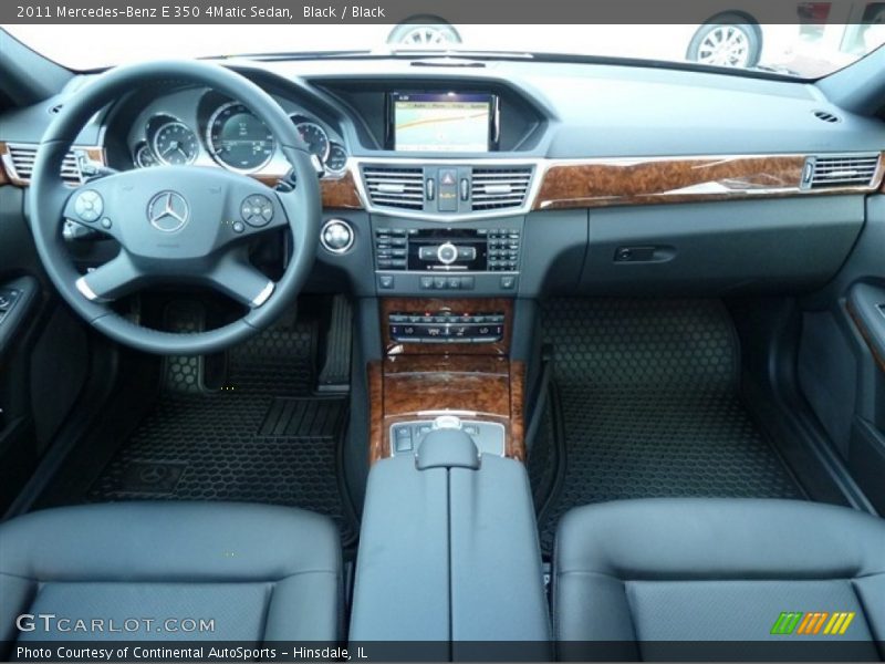 Black / Black 2011 Mercedes-Benz E 350 4Matic Sedan