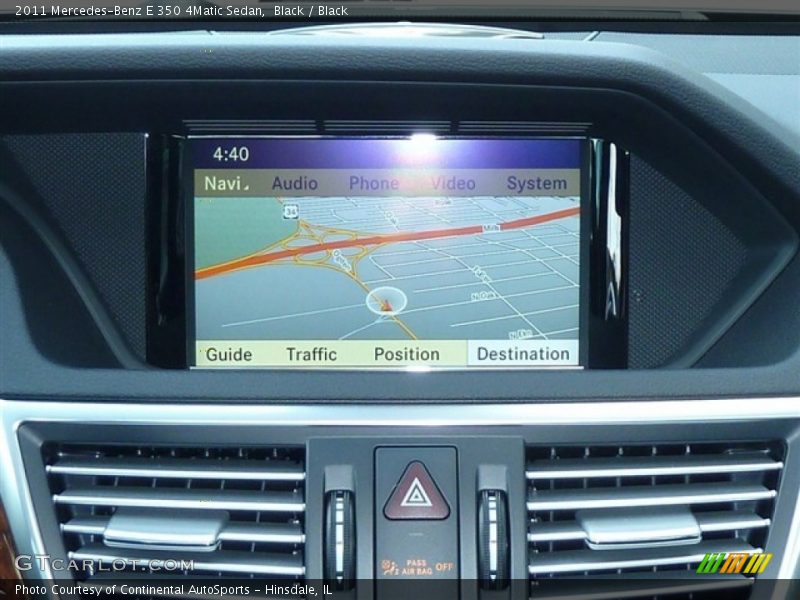 Black / Black 2011 Mercedes-Benz E 350 4Matic Sedan