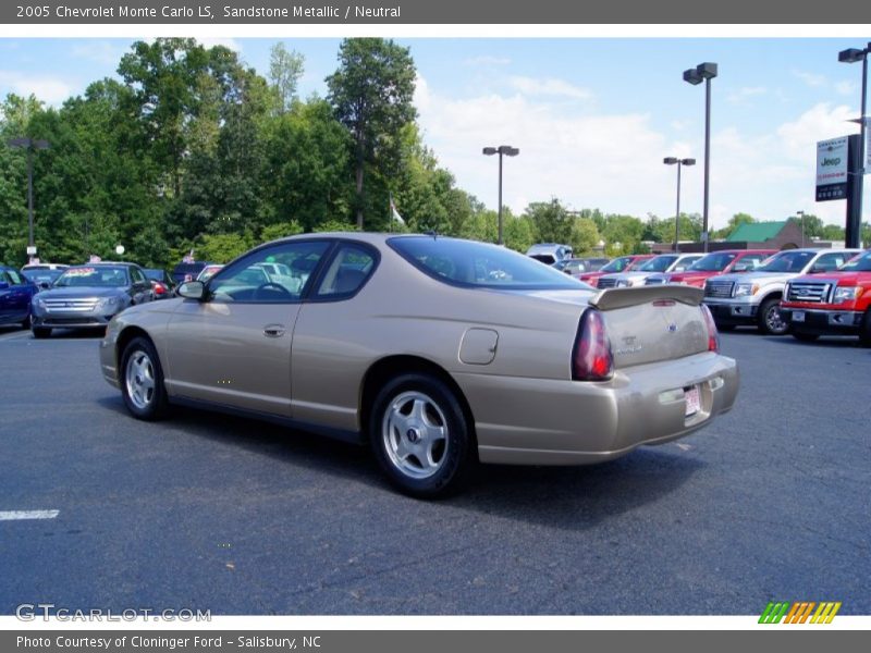 Sandstone Metallic / Neutral 2005 Chevrolet Monte Carlo LS