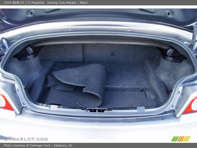 Sterling Gray Metallic / Black 2004 BMW Z4 2.5i Roadster