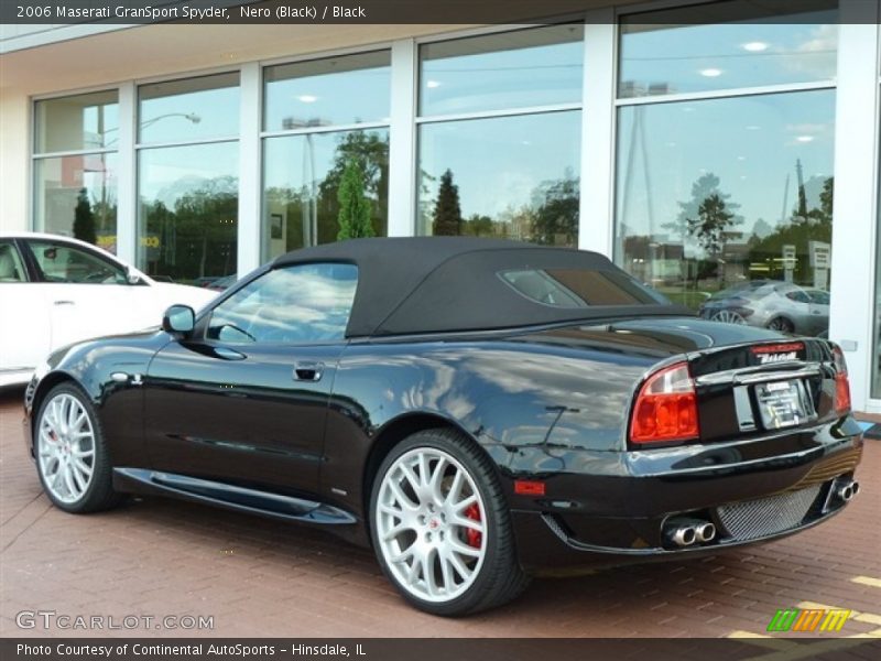 Nero (Black) / Black 2006 Maserati GranSport Spyder