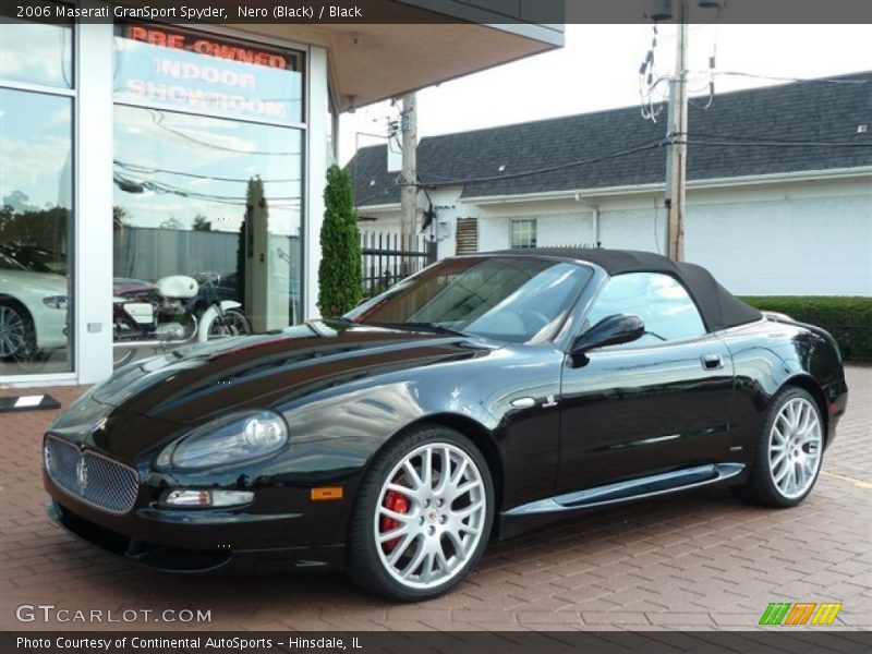 Nero (Black) / Black 2006 Maserati GranSport Spyder