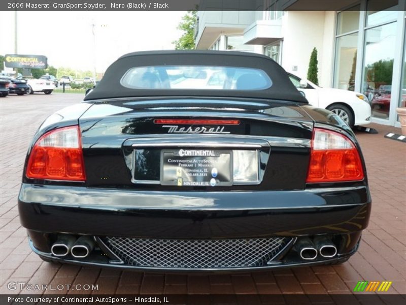 Nero (Black) / Black 2006 Maserati GranSport Spyder