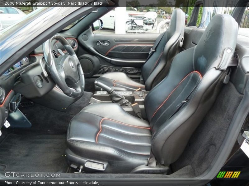  2006 GranSport Spyder Black Interior