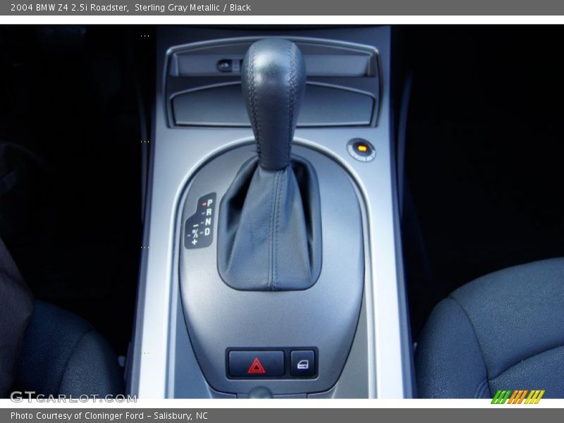 Sterling Gray Metallic / Black 2004 BMW Z4 2.5i Roadster