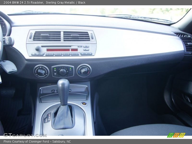 Sterling Gray Metallic / Black 2004 BMW Z4 2.5i Roadster