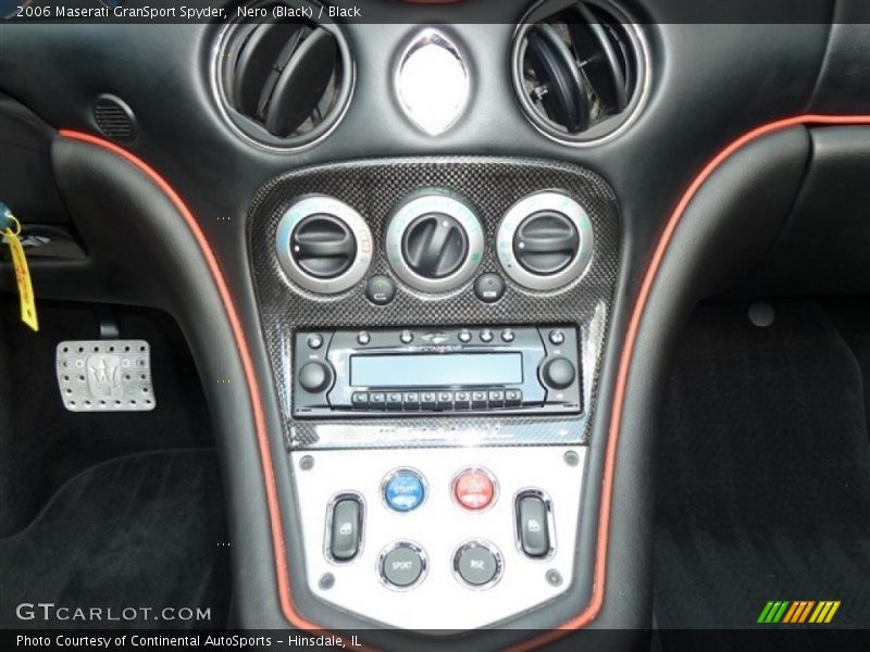 Controls of 2006 GranSport Spyder