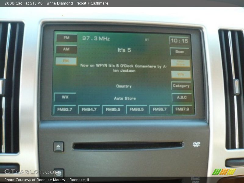 White Diamond Tricoat / Cashmere 2008 Cadillac STS V6