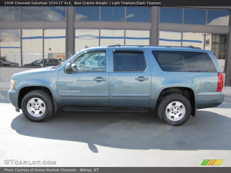 Blue Granite Metallic / Light Titanium/Dark Titanium 2008 Chevrolet Suburban 1500 LT 4x4