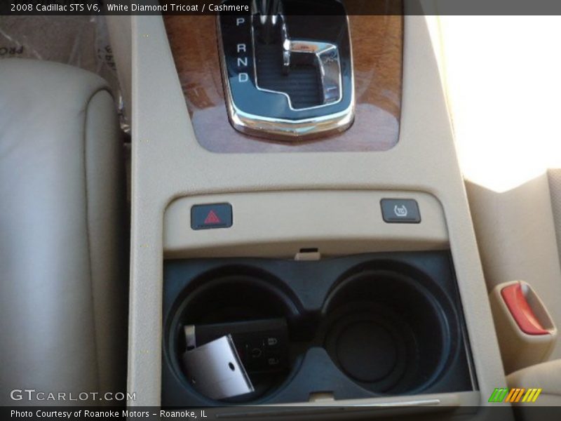 White Diamond Tricoat / Cashmere 2008 Cadillac STS V6