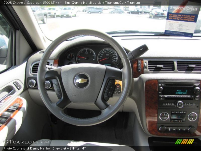 Blue Granite Metallic / Light Titanium/Dark Titanium 2008 Chevrolet Suburban 1500 LT 4x4