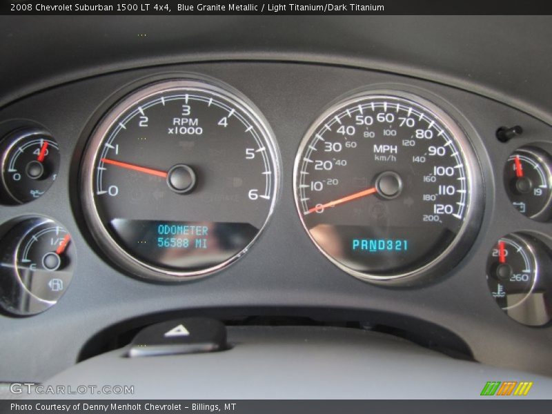Blue Granite Metallic / Light Titanium/Dark Titanium 2008 Chevrolet Suburban 1500 LT 4x4