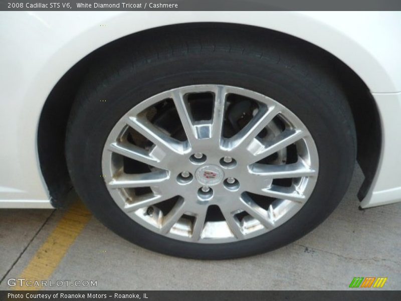 White Diamond Tricoat / Cashmere 2008 Cadillac STS V6