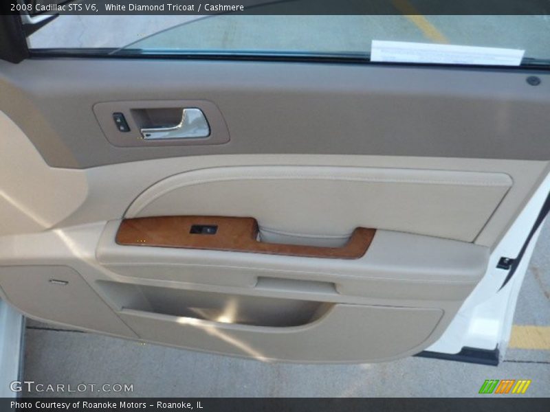 White Diamond Tricoat / Cashmere 2008 Cadillac STS V6