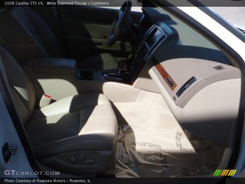White Diamond Tricoat / Cashmere 2008 Cadillac STS V6