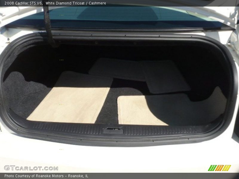 White Diamond Tricoat / Cashmere 2008 Cadillac STS V6