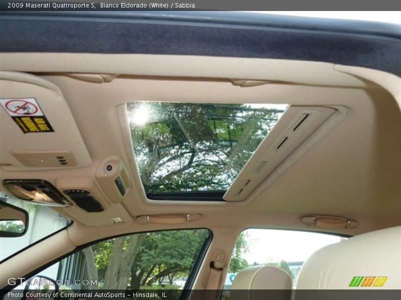 Sunroof of 2009 Quattroporte S