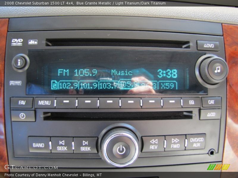 Audio System of 2008 Suburban 1500 LT 4x4