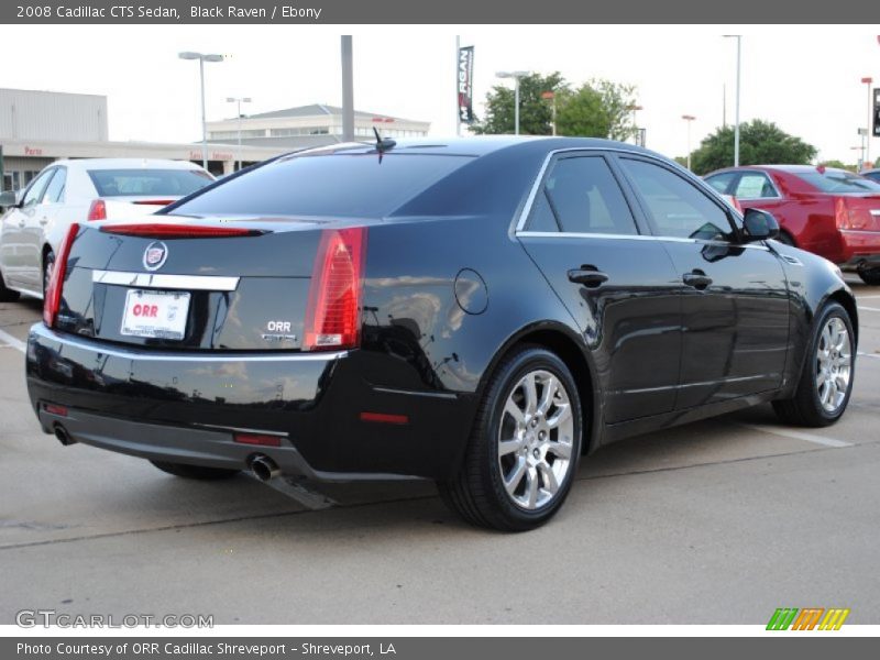 Black Raven / Ebony 2008 Cadillac CTS Sedan