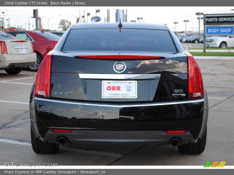 Black Raven / Ebony 2008 Cadillac CTS Sedan