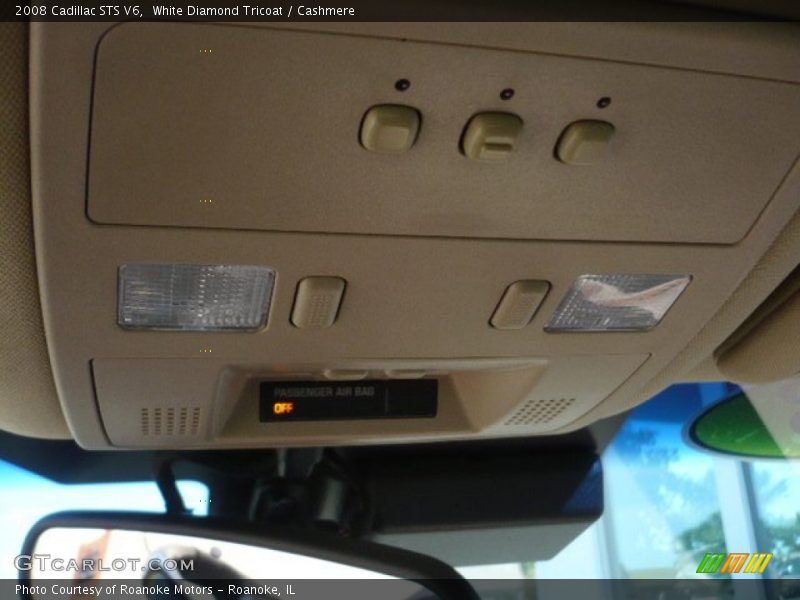 White Diamond Tricoat / Cashmere 2008 Cadillac STS V6