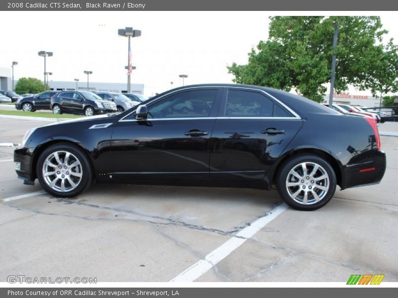 Black Raven / Ebony 2008 Cadillac CTS Sedan