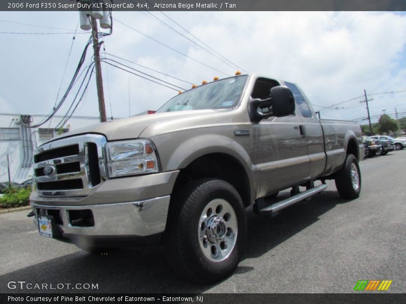Arizona Beige Metallic / Tan 2006 Ford F350 Super Duty XLT SuperCab 4x4