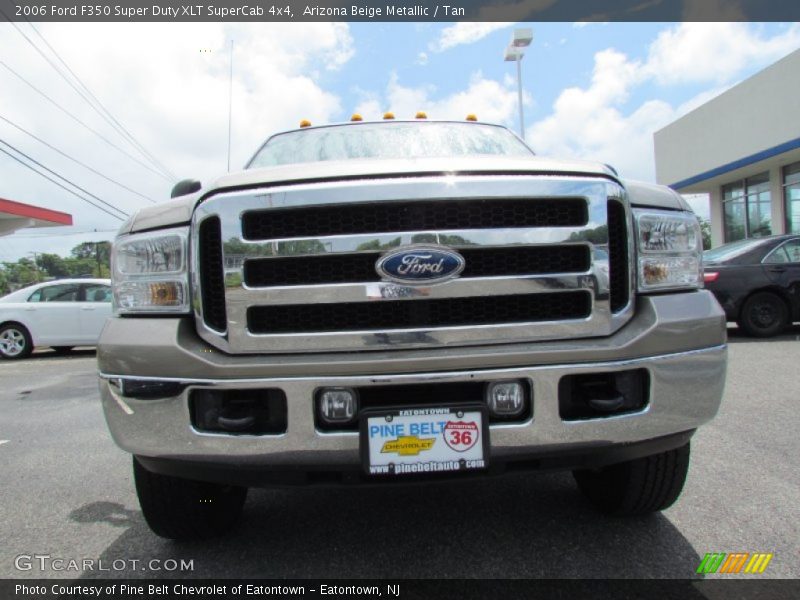 Arizona Beige Metallic / Tan 2006 Ford F350 Super Duty XLT SuperCab 4x4
