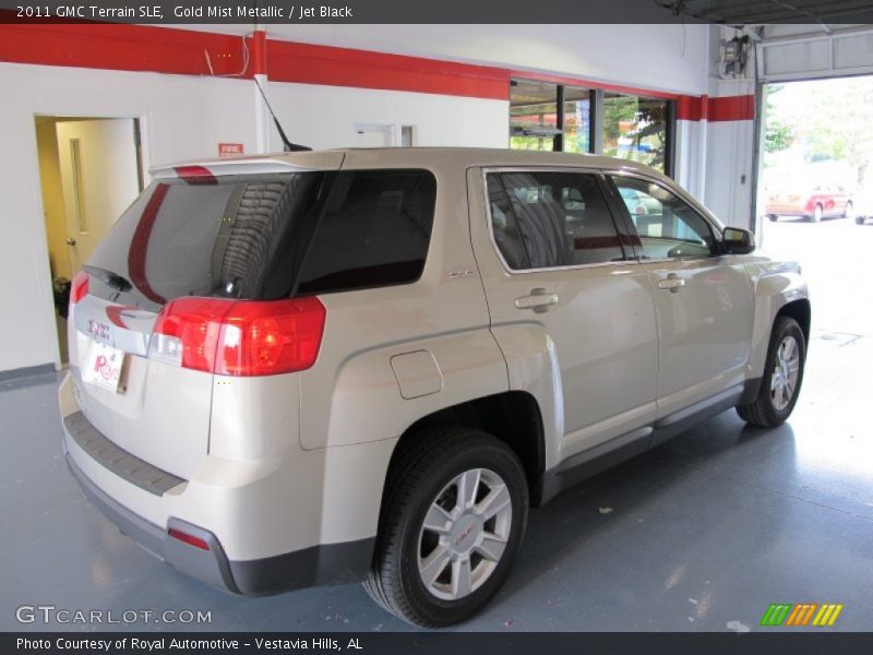 Gold Mist Metallic / Jet Black 2011 GMC Terrain SLE