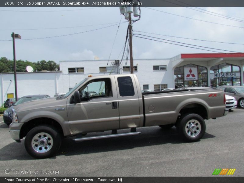 Arizona Beige Metallic / Tan 2006 Ford F350 Super Duty XLT SuperCab 4x4