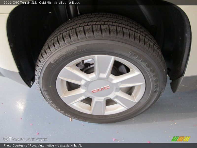 Gold Mist Metallic / Jet Black 2011 GMC Terrain SLE
