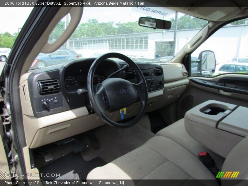 Arizona Beige Metallic / Tan 2006 Ford F350 Super Duty XLT SuperCab 4x4