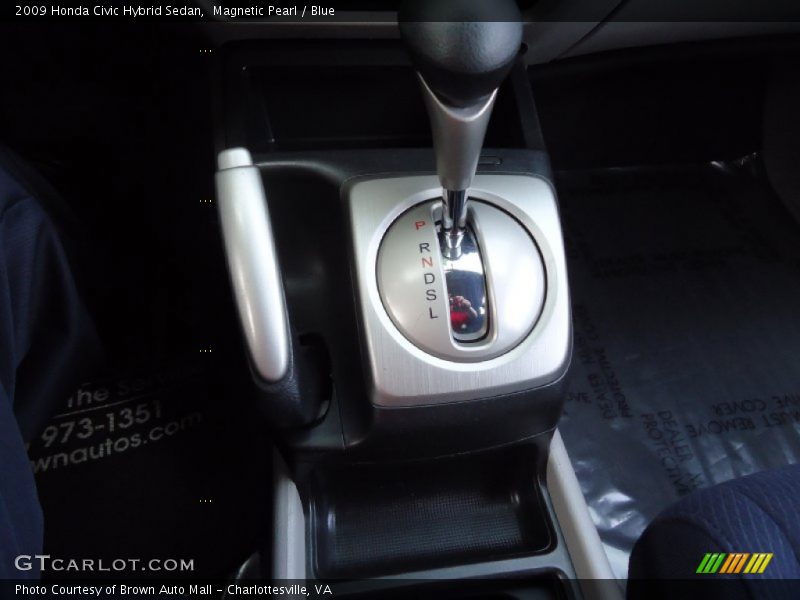 Magnetic Pearl / Blue 2009 Honda Civic Hybrid Sedan