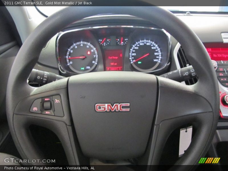 Gold Mist Metallic / Jet Black 2011 GMC Terrain SLE