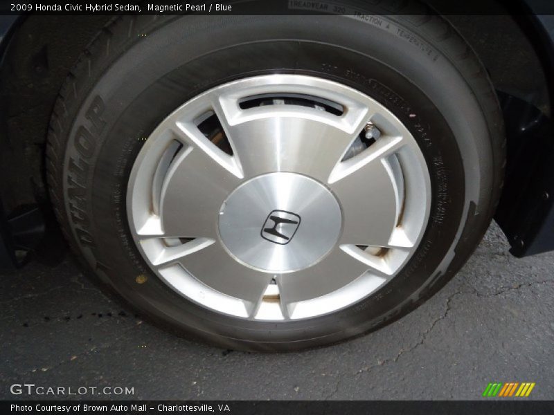 Magnetic Pearl / Blue 2009 Honda Civic Hybrid Sedan