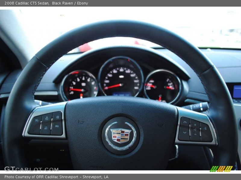 Black Raven / Ebony 2008 Cadillac CTS Sedan