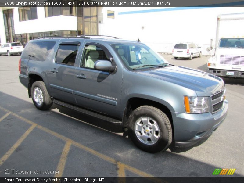 Blue Granite Metallic / Light Titanium/Dark Titanium 2008 Chevrolet Suburban 1500 LT 4x4